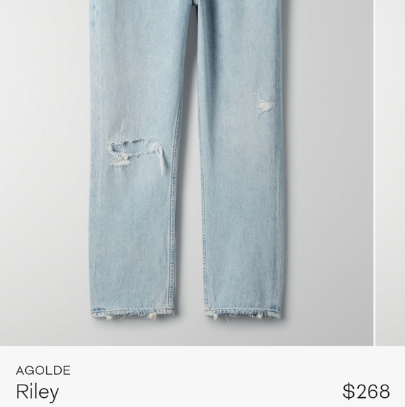 Aritzia Agolde Riley Jean - Picture 2 of 6
